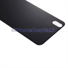 Apple Cubierta trasera de cristal con batería para iPhone X Negro