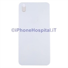 Copertura Posteriore Coperchio Retro Batteria in Vetro per Apple iPhone X Bianco