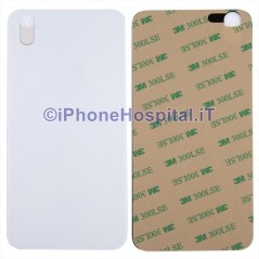 Copertura Posteriore Coperchio Retro Batteria in Vetro per Apple iPhone X Bianco - 4