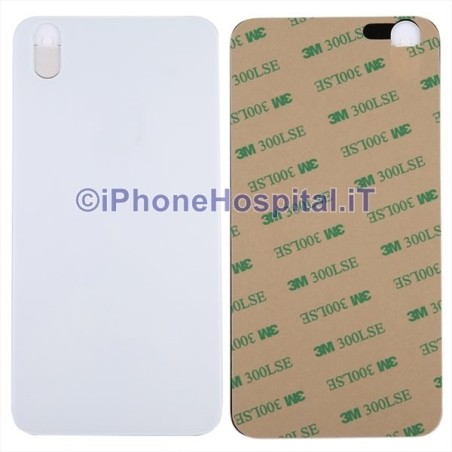 Copertura Posteriore Coperchio Retro Batteria in Vetro per Apple iPhone X Bianco - 4