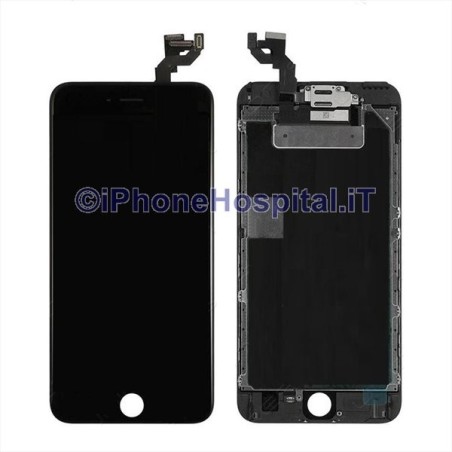 Vetro Touch Screen 3D Touch Lcd Assemblato + Parti per iPhone 6S Plus Nero OEM  - 1