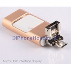 i-Flash Drive Memoria USB de 128 GB para iPhone X 8 8+ 5 5S 5C 6 6+ Android