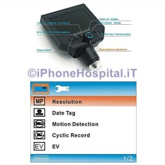 Microscopio con Pantalla Digital 4,3" 8 LED 600 x 3MP