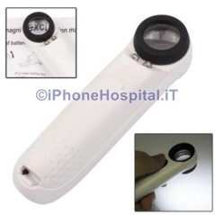 Lupa 40X con luz LED 2x - 5