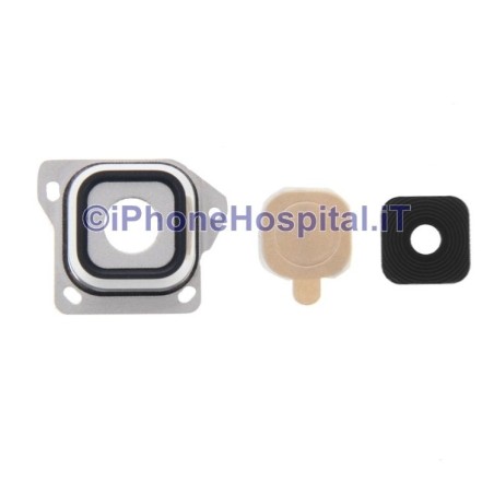 Samsung Vitre de l'objectif de l'appareil photo pour Galaxy A3 A300F Noir - 3