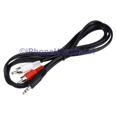 Câble Jack 3.5mm Stéréo Aux vers RCA Mâle Longueur 1.5m