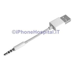 Câble de données USB / Prise audio Câble auxiliaire de voiture Charge MP3 pour IPOD SHUFFLE 3G 4 5 6