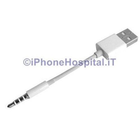 Câble de données USB / Prise audio Câble auxiliaire de voiture Charge MP3 pour IPOD SHUFFLE 3G 4 5 6