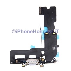 Cargador Jack Auriculares Antena Plana Gris para iPhone 7 Plus - 1