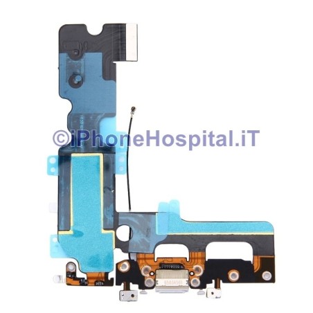 Conector de carga Jack Auricular Antena plana Gris para iPhone 7 Plus
