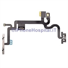 Flat Flex Ignition Power Volume Mute Flash Mic Buttons for iPhone 7 + Supports