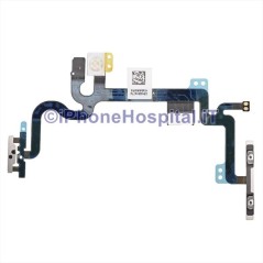 Flat Flex Accensione Power Tasti Volume Mute Flash Mic per iPhone 7 + Supporti - 2