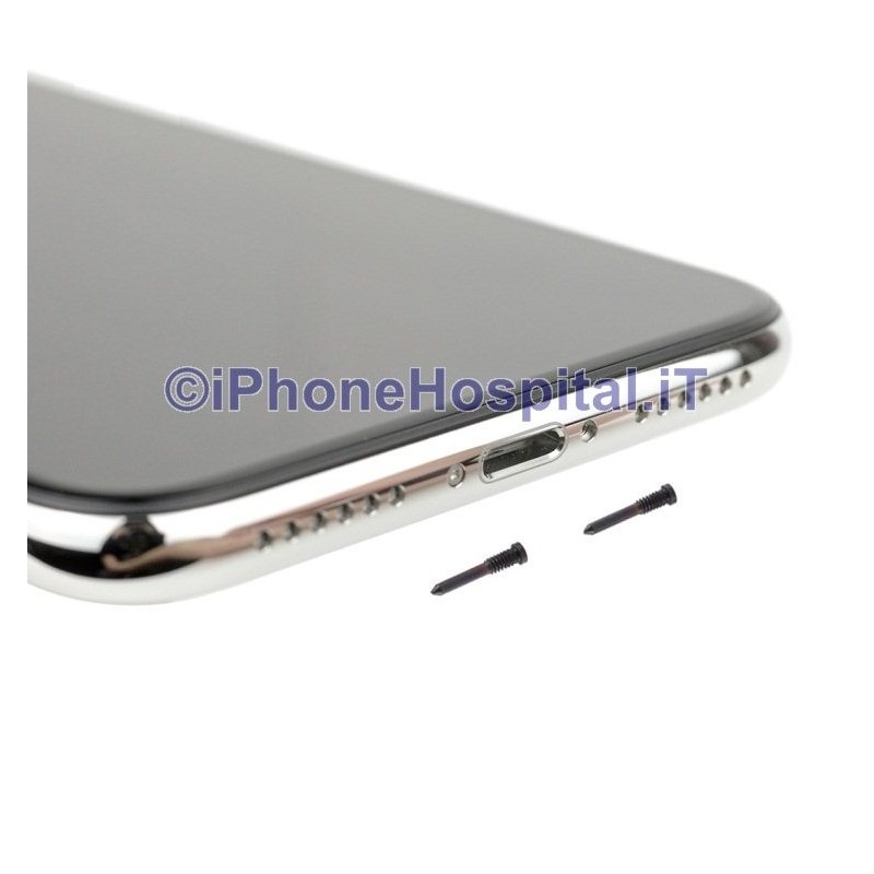 Coppia 2 Viti per iPhone X ( Nero ) - 4 Coppia 2 Viti per iPhone X ( Nero ) - 4