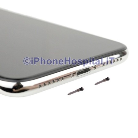 Coppia 2 Viti per iPhone X ( Argento ) - 3