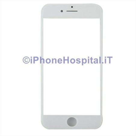 Apple Marco con cristal frontal y lámina de ganso para iPhone 8 Blanco