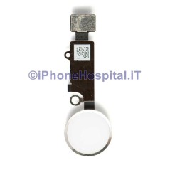 Bouton d'accueil - Câble flexible pour iPhone 8 / 8P Assemblé Argent ( Argent ) - 1