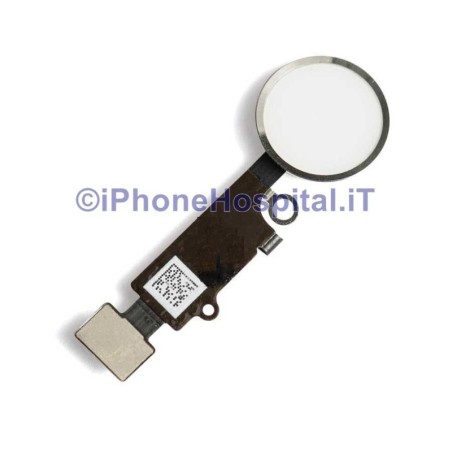 Bouton d'accueil - Câble flexible pour iPhone 8 / 8P Assemblé Argent ( Argent )