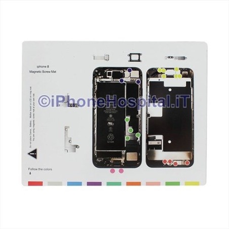 Magnetic Tablet Housing Screws for iPhone 8 - 3