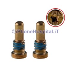 Coppia 2 Viti per iPhone 8 & 8 Plus Colore Oro ( Gold ) - 1