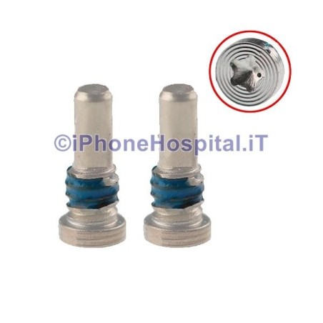 Pair of 2 Screws for iPhone 8 & 8 Plus Silver - 1