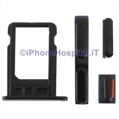 Retro Cover Back Frame Black (Black) for iPhone 5C