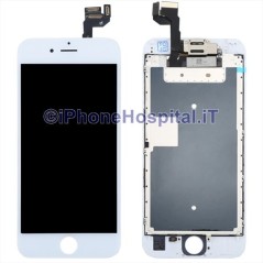 Schermo Vetro Touch Screen 3D Touch Lcd Assemblato per iPhone 6S Bianco OEM - 5