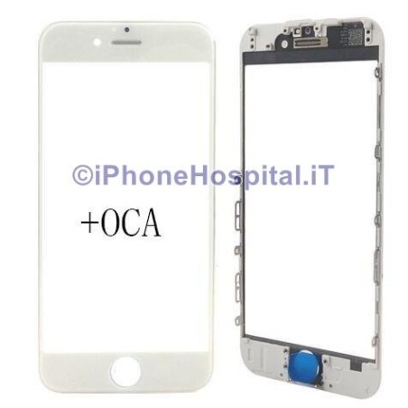 Schermo Vetro completo per iPhone 6 Bianco  - 1