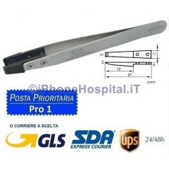 Pinzette Antistatiche professionali con Punta Intercambiabile Larga ESD-250 - 3