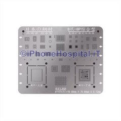 Stencil Reballing BGA per Apple iPhone 8 / 8 Plus - 1