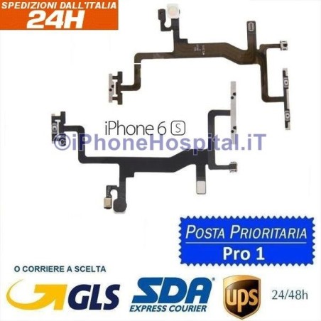 Flex Cable Volume Mute e Accensione per iPhone 6S - 4