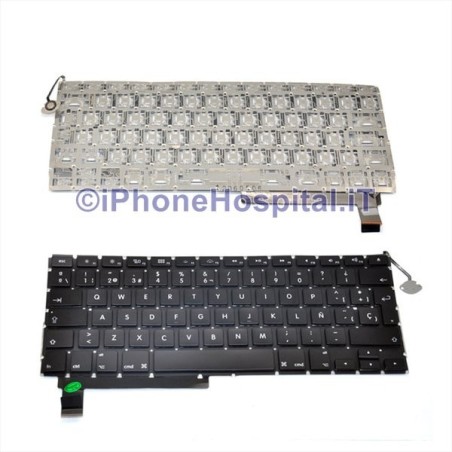 Clavier ( Espagne ) Macbook Pro 15" A1286 (2009 2010 2011 2012) - 1