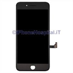 Cristal de pantalla táctil Lcd para iPhone 8 Plus Negro Compatible Grado A