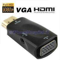 HDMI Full HD 1080P to VGA Converter Adapter Suitable for Monitors / Projectors - 5