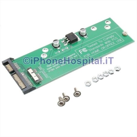 Adattatore Sata a SSD per Apple Macbook Air A1369 A1370 (FINE 2010, METÀ 2011) - 1
