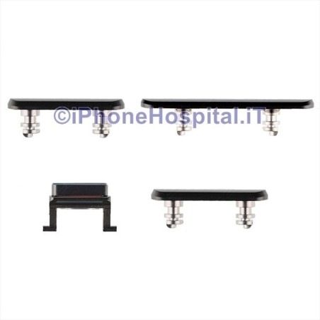 Black Button Kit for iPhone X - 2