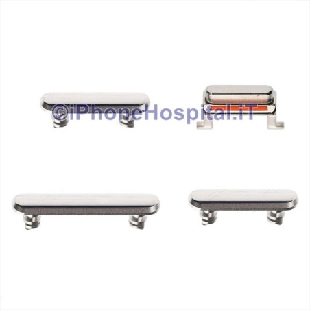 Silver Button Kit for iPhone X