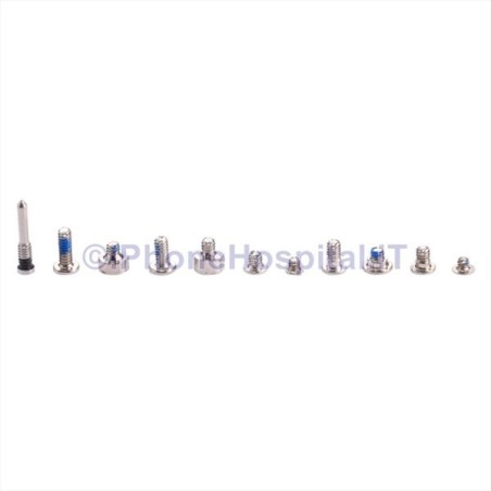 Complete Set of 54 Screws for Apple iPhone X White Color - 1