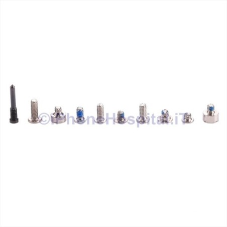 Conjunto completo de 54 parafusos para iPhone X da Apple, Cor Preta