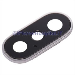 Rear Camera Slide Lens with Ring for iPhone X Black Color - 4