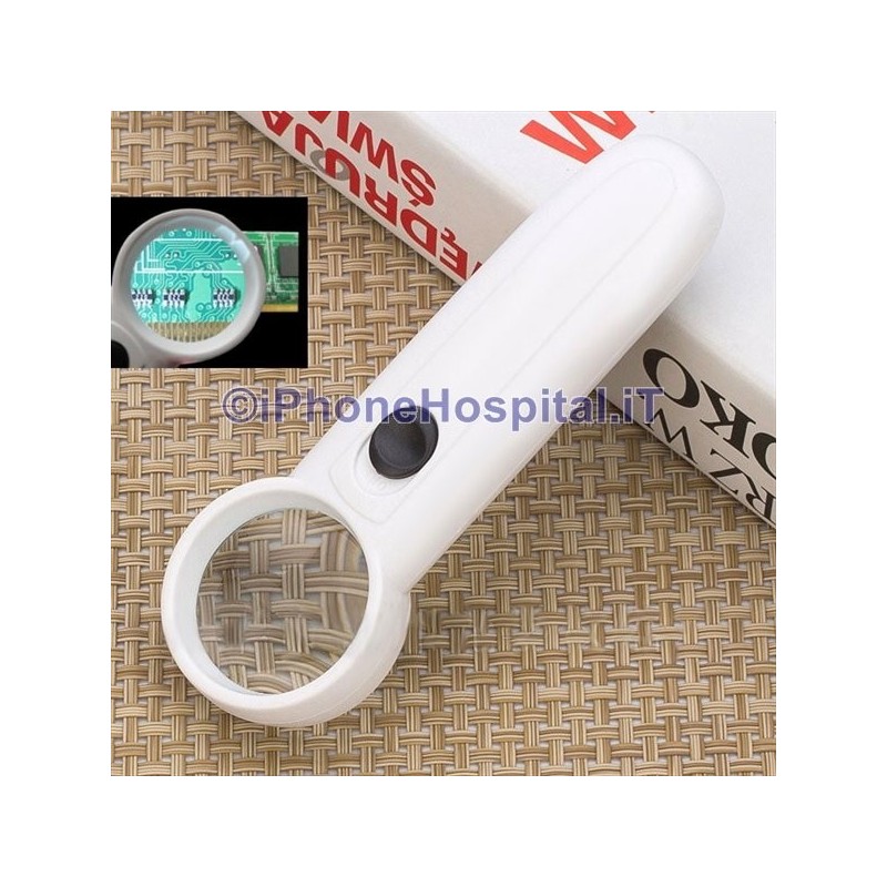 Lente d'ingrandimento 15X con 2x luce a LED - 5 Lente d'ingrandimento 15X con 2x luce a LED - 5