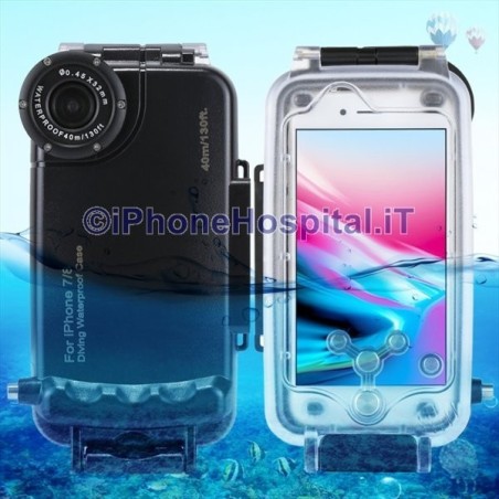 Custodia subacquea Impermeabile 40MT Foto Video per iPhone 7 / 8     - 11