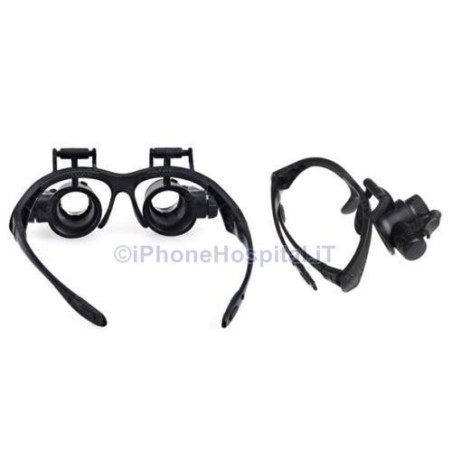 Lupas Reparación Trabajo de Precisión 4 Lentes Luces LED