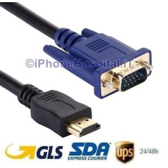 HDMI Male to VGA Male Video Cable 15PIN 3 Meters - 2