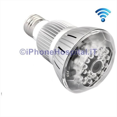 Hidden Camera Inside 1080P HD Night Vision Bulb + Remote Control - 7