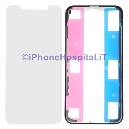 Supporto Bordino Bezel per Schermo LCD con lamiera per iPhone X  - 1