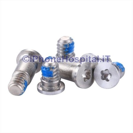 Juego Tornillos Tapa Inferior Macbook Pro 13.3" A1706 Touchbar Color Plata