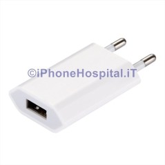 Cargador de red USB para Apple Samsung Blackberry Cargador 1A Blanco