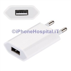 Apple Samsung Blackberry Adaptateur secteur USB pour chargeur 1A blanc - 5
