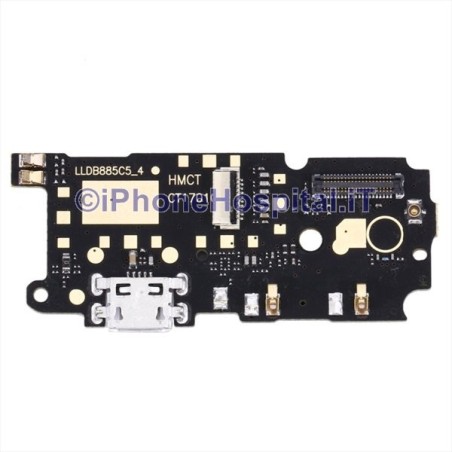 Connettore Flat Dock USB Carica Ricarica Microfono Dati XIAOMI REDMI NOTE 4 - 4