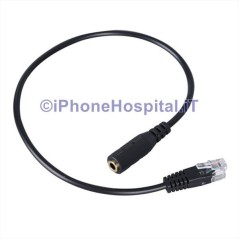 Cavo da 3,5 mm Jack a RJ9 PC /cavo adattatore telefonico Cuffie ufficio,38 cm - 3